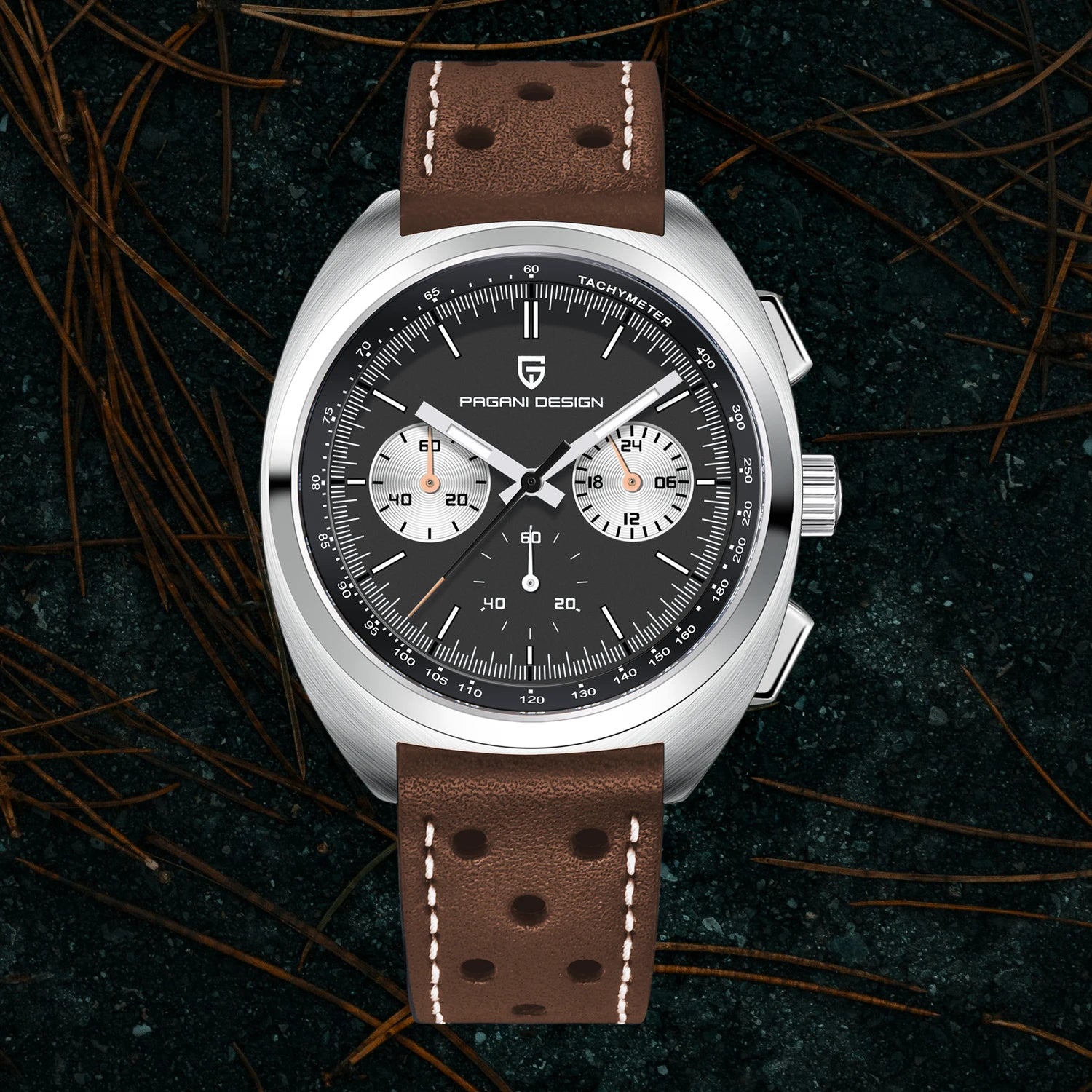 PAGANI Turtle-Back Chronograph