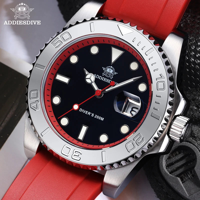 ADDIESDIVE Luxury Quartz Diver Watch