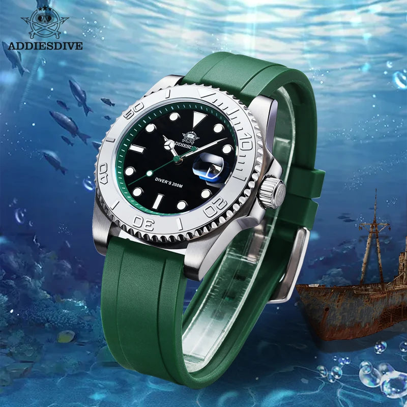 ADDIESDIVE Luxury Quartz Diver Watch