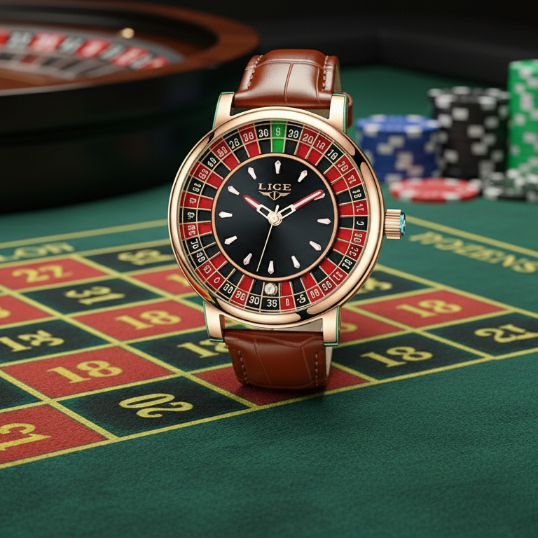 LIGE Roulette Leather